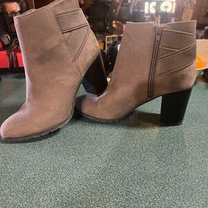 a new day Taupe Ankle Boots